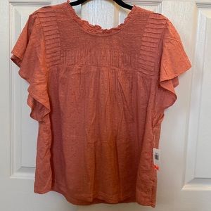 Pink old navy blouse size L